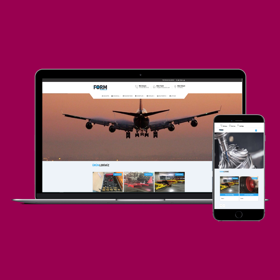 Form Havacılık Web dizayn ve Hosting